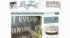 Desktop Screenshot of lovefeasttable.com