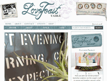 Tablet Screenshot of lovefeasttable.com